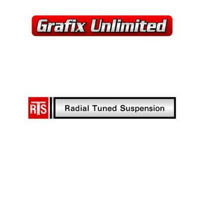 RTS Radial Tuned Suspension Decal 1976   1978