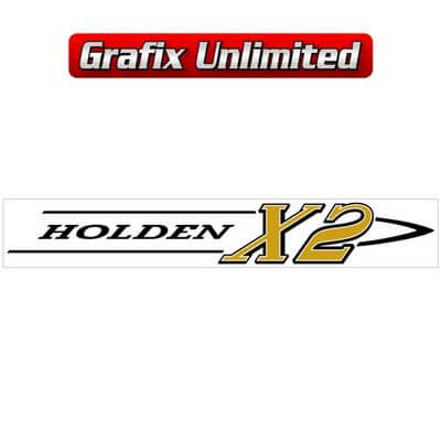 Rocker Cover Decal Holden X2 Gold