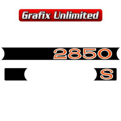 Rocker Cover Decal Set 2850 S