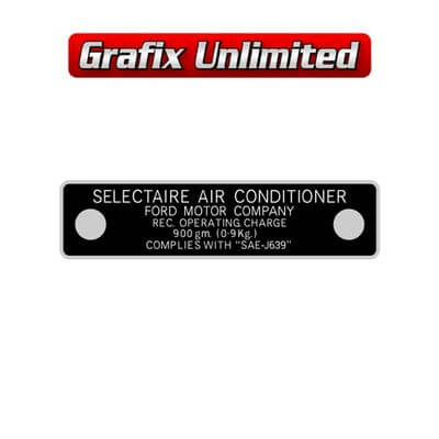 Selectaire Airconditioning Pump Tag