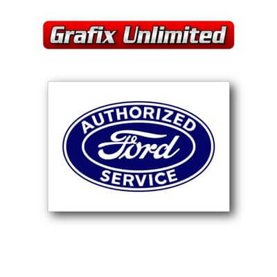 Tin Sign Authorised Ford Service