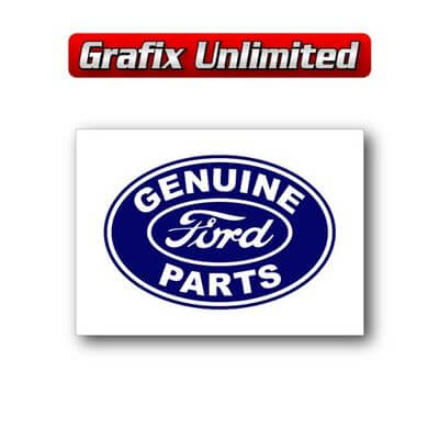 Tin Sign Genuine Ford Parts