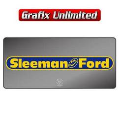 Dealership Decal, Sleeman Ford