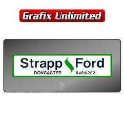 Dealership Decal, Strapp Ford