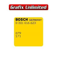 Head Light Decal, Bosch XD