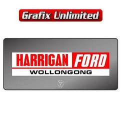 Dealership Decal, Harrigan Ford Wollongong