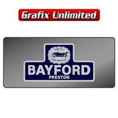 Dealership Decal, Bayford Preston 1985 - 1995