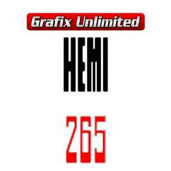 Hemi 265 Bonnet Decal