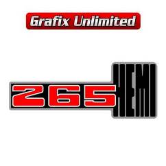 Hemi 265 RHS Quarter Panel Decal