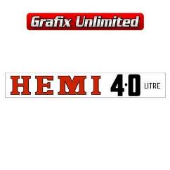 Aircleaner Decal, Hemi 4.0 Litre