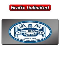 Dealership Decal, Norm Beecheys Speed Shop