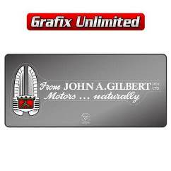 Dealership Decal, John A. Gilbert