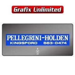 Dealership Decal, Pellegrini Holden