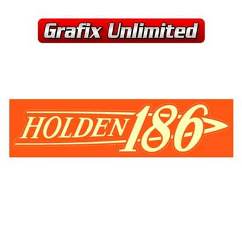 Rocker Cover Decal, 186 Holden