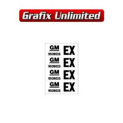 Part Label,  Loom GM EX 9939025