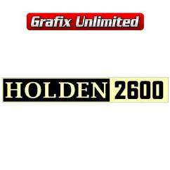 Rocker Cover Decal, Holden 2600 Type 1