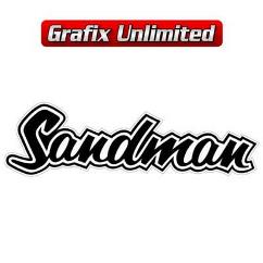 Sandman Decal, Black