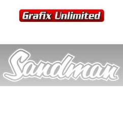 Sandman Decal, White 