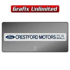 Dealership Decal, Crestford Motors