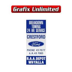 Dealership Decal, Crestford Breakdown Service