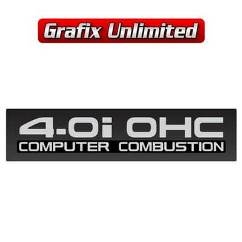 4.0i OHC Computer Combustion Decal