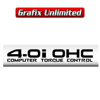 4.0i OHC Computer Torque Control Decal Black