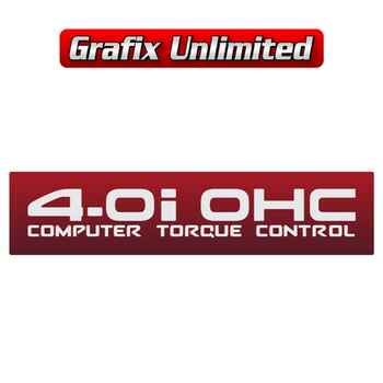 4.0i OHC Computer Torque Control Decal Silver