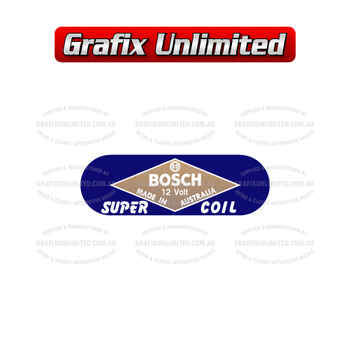Coil Decal, Bosch Super Coil