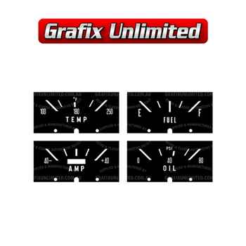 Dash Gauge Decal Set, HK GTS 