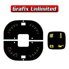 Dash Gauge Decals, LX Fuel, Temp, Oil, Battery