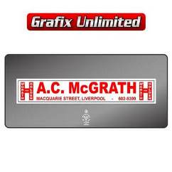 Dealership Decal, A.C. McGrath