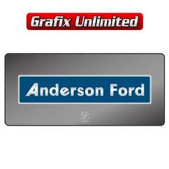 Dealership Decal, Anderson Ford
