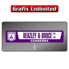 Dealership Decal, Beazley & Bruce Pty Ltd