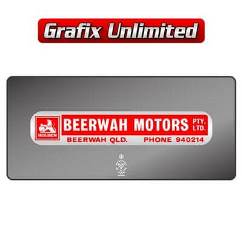 Dealership Decal, Beerwah Motors