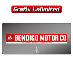 Dealership Decal, Bendigo Motor Co