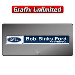 Dealership Decal, Bob Binks Ford 