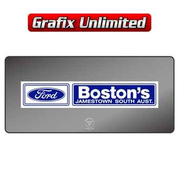 Dealership Decal, Boston's Jamestown