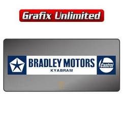 Dealership Decal, Bradley Motors Kyabram