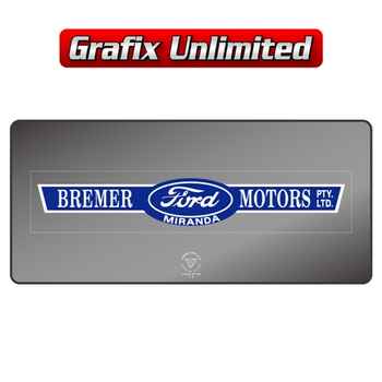 Dealership Decal, Bremer Motors Miranda