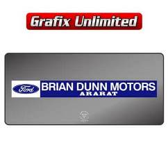 Dealership Decal, Brian Dunn Motors