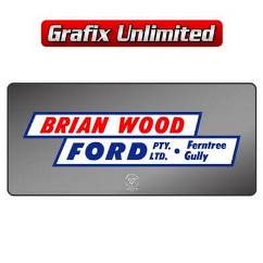 Dealership Decal, Brian Wood Ford