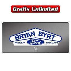 Dealership Decal, Bryan Byrt Ford