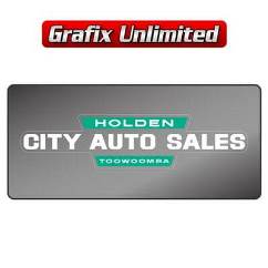 Dealership Decal, City Auto Sales