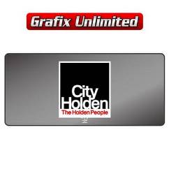 Dealership Decal, City Holden