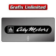 Dealership Decal, City Motors Perth