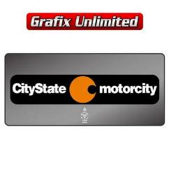 Dealership Decal, Citystate Motorcity