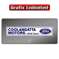 Dealership Decal, Coolangatta Motors