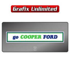 Dealership Decal, Cooper Ford 