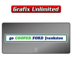 Dealership Decal, Cooper Ford Frankston