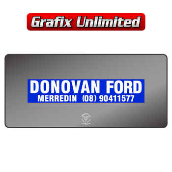 Dealership Decal, Donovan Motors Merriden